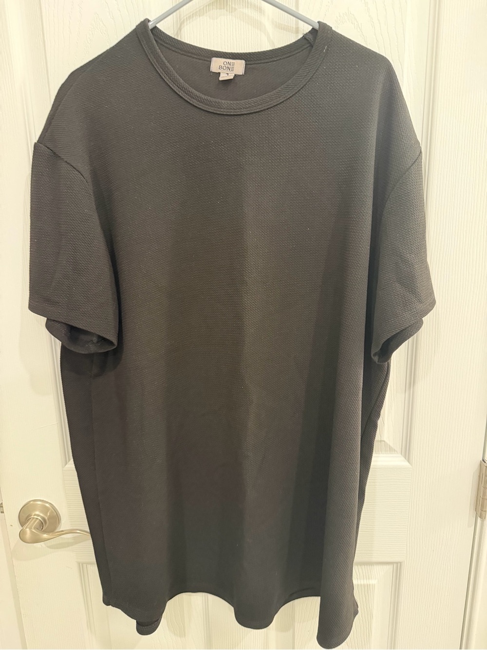 One Bone - Men's Black Crew Neck T-Shirt - XXL
